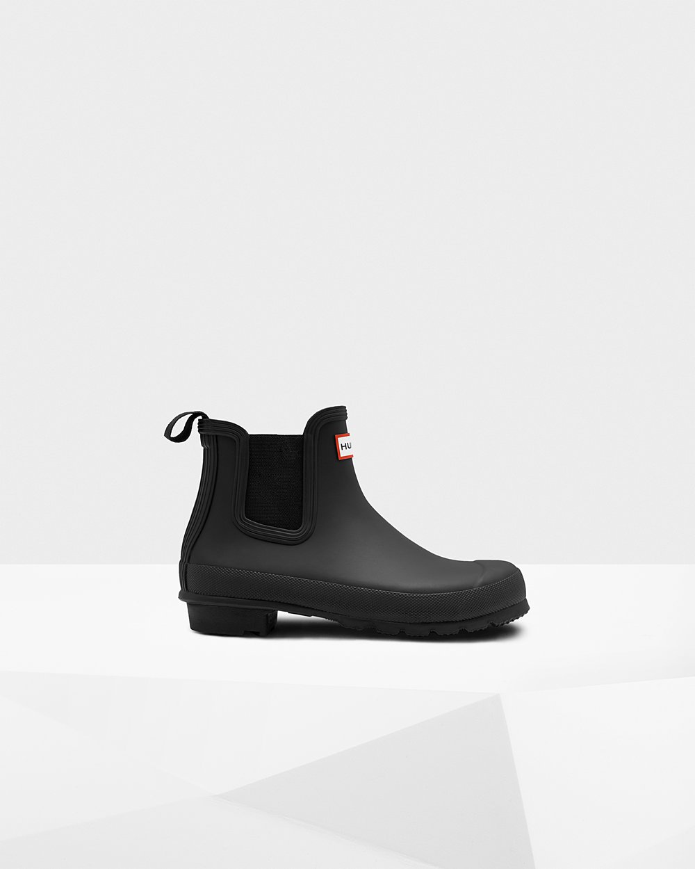 Chelsea Boots Dames - Hunter Original - Zwart - 03KOGJEUN